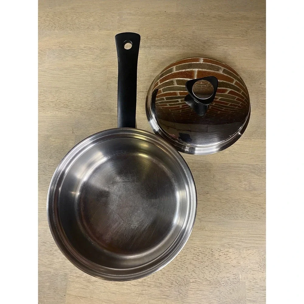 Maxam 18/8 3-Ply‎ Stainless 1.5 Quart Saucepan With Lid USA